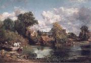 John Constable THe WHite hose oil painting artist
